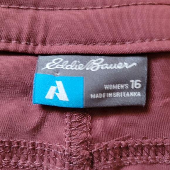 Eddie Bauer First Ascent Rose colored Ankle Capris Sz 16 - Picture 4 of 14